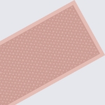 شال ابریشم توییل مونوگرام CHM5 رنگ کالباسی