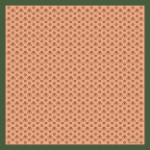 روسری نخی سایز 135 مونوگرام CHM5 رنگ نارنجی