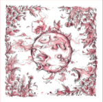 روسری ابریشم طبیعی طرح شور خاک- رنگ سبز-روایت شاعرانه نبرد روشنایی و تاریکی با دوخت دستی